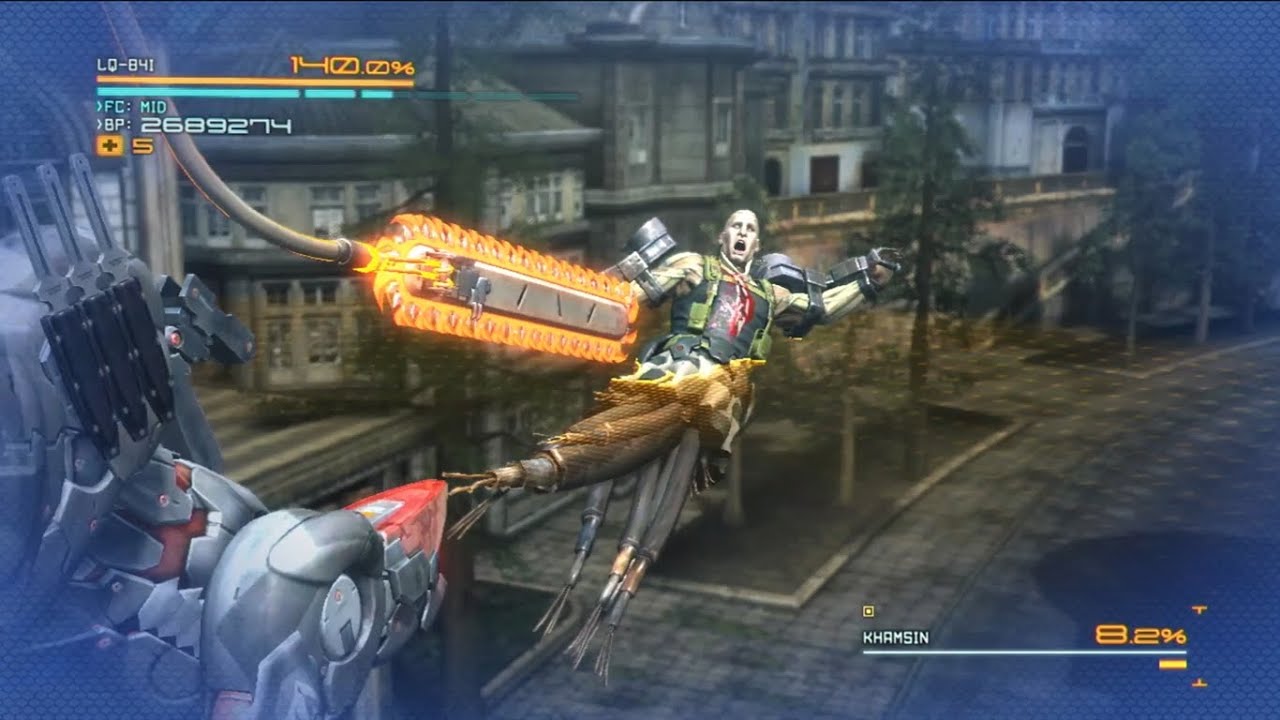 MGR - Blade Wolf vs Khamsin [Revengeance Difficulty/No Damage/with Intro Cutscene]