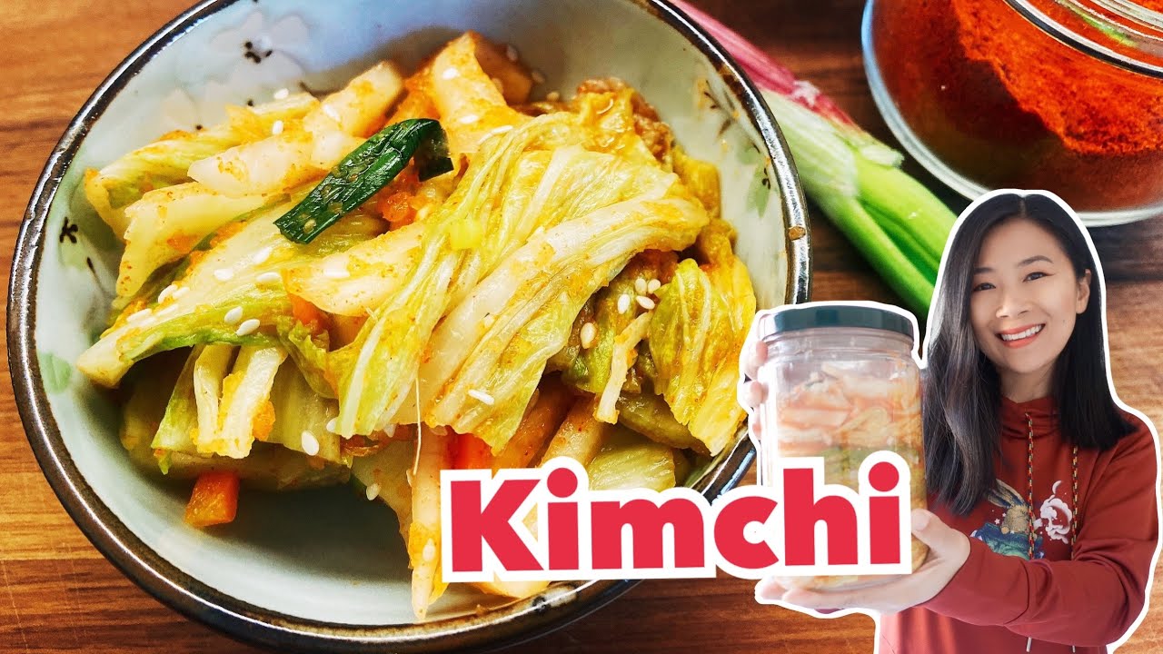 Kimchi, la famosa verdura fermenta coreana, ricetta vegana | 韩国泡菜
