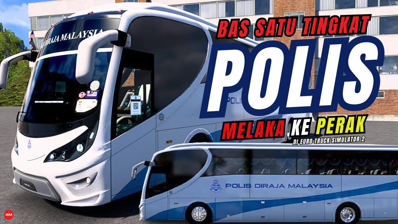 NAIK BAS POLIS DARIPADA MELAKA KE PERAK ? BEST TAK ? HANYA DI ETS !