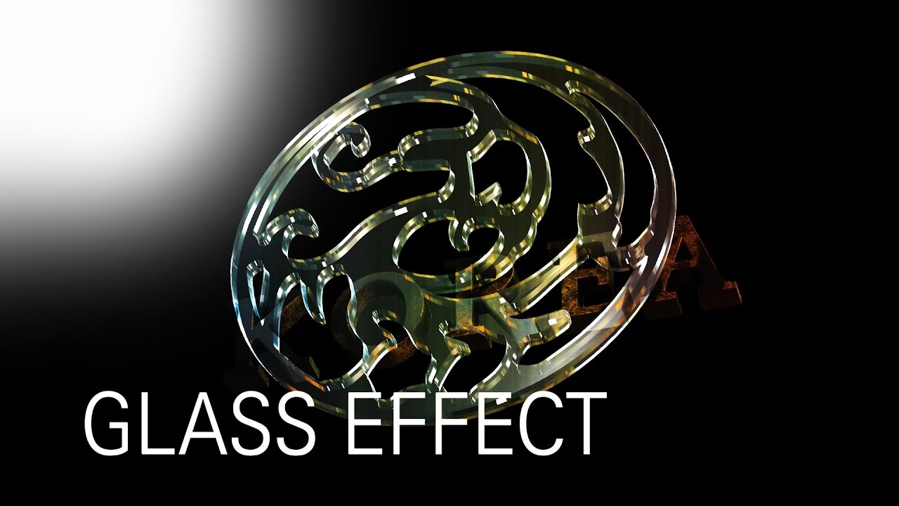 After Effects Tutorial - Element 3D, Glass effect, Glass text, plastic effect -Yn Re 한국어 170313