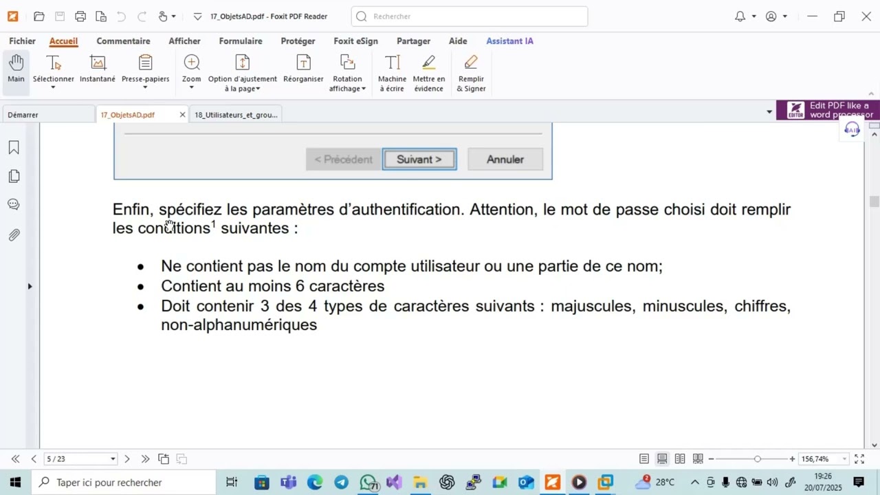 19-Les objets Active Directory