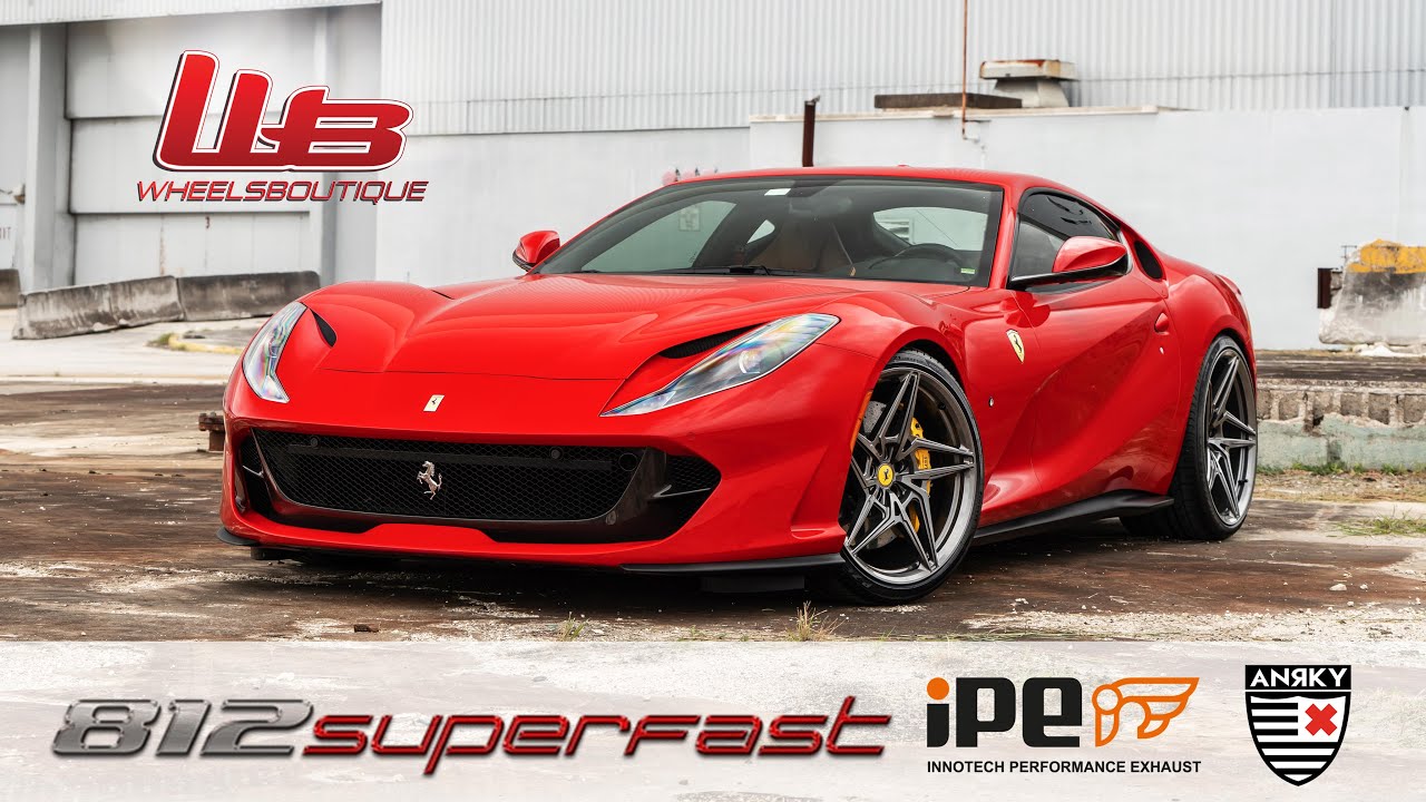 FERRARI 812 SUPERFAST OEM PLUS: ПОДВЕСКА NOVITEC + ВЫПУСК IPE + КОЛЕСА ANRKY