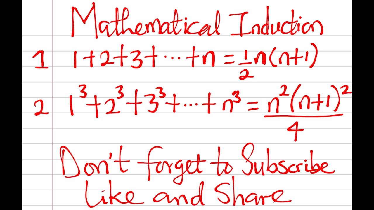 Mathematical induction