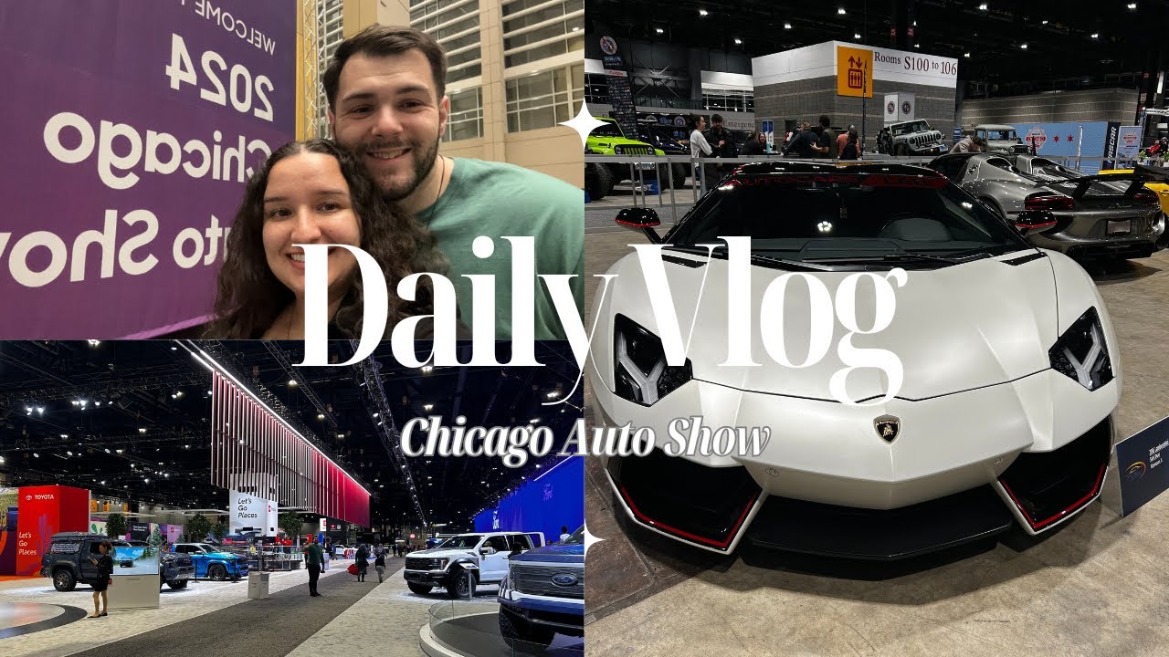 Chicago Vlog: The 2024 Chicago Auto Show! Electric Vehicles, Brand New Cars,  Crazy Cool Cars!