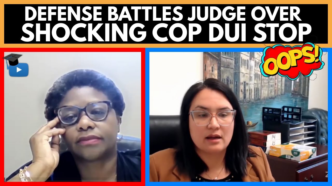Defense Battles Judge Hayward Over Shocking Cop DUI Stop
