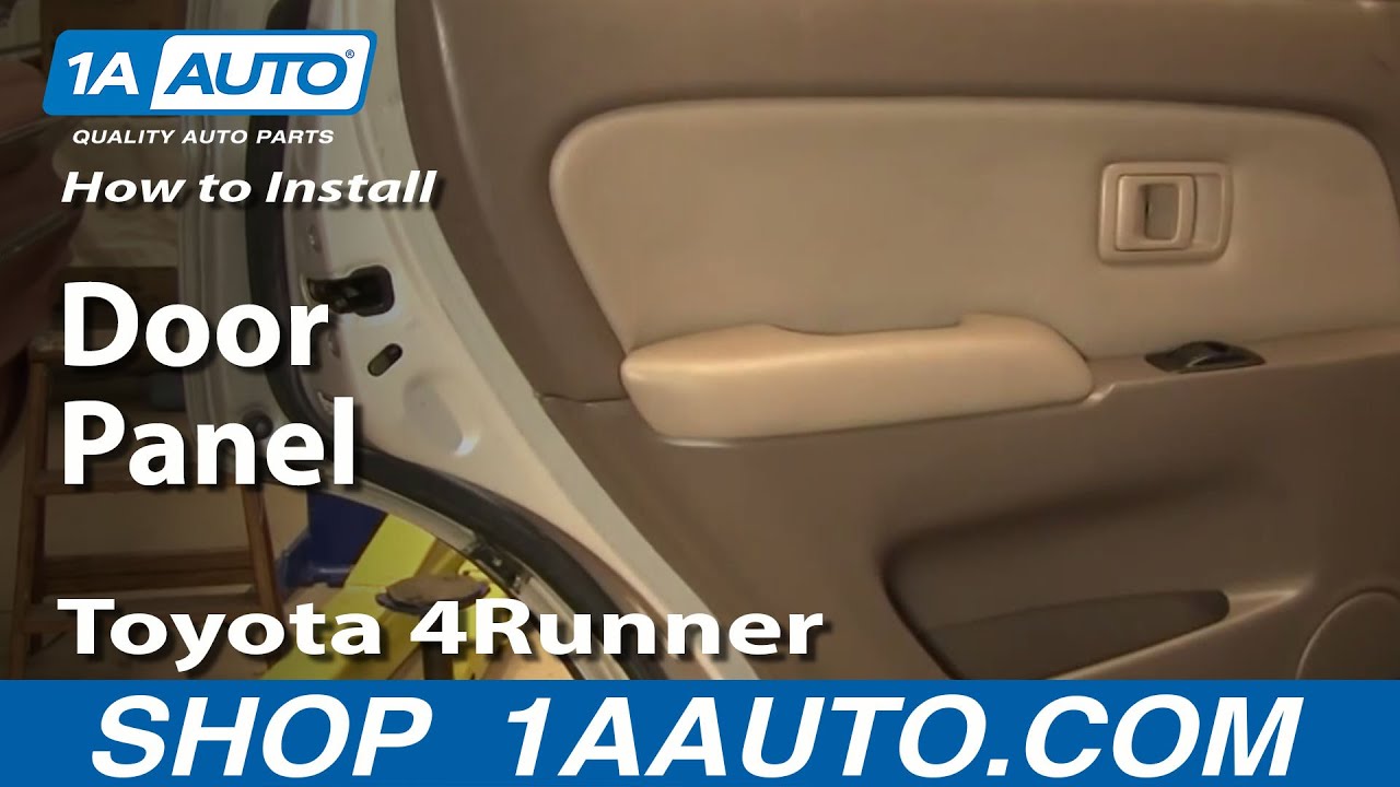 Как снять заднюю дверную панель Toyota 4Runner 96-02