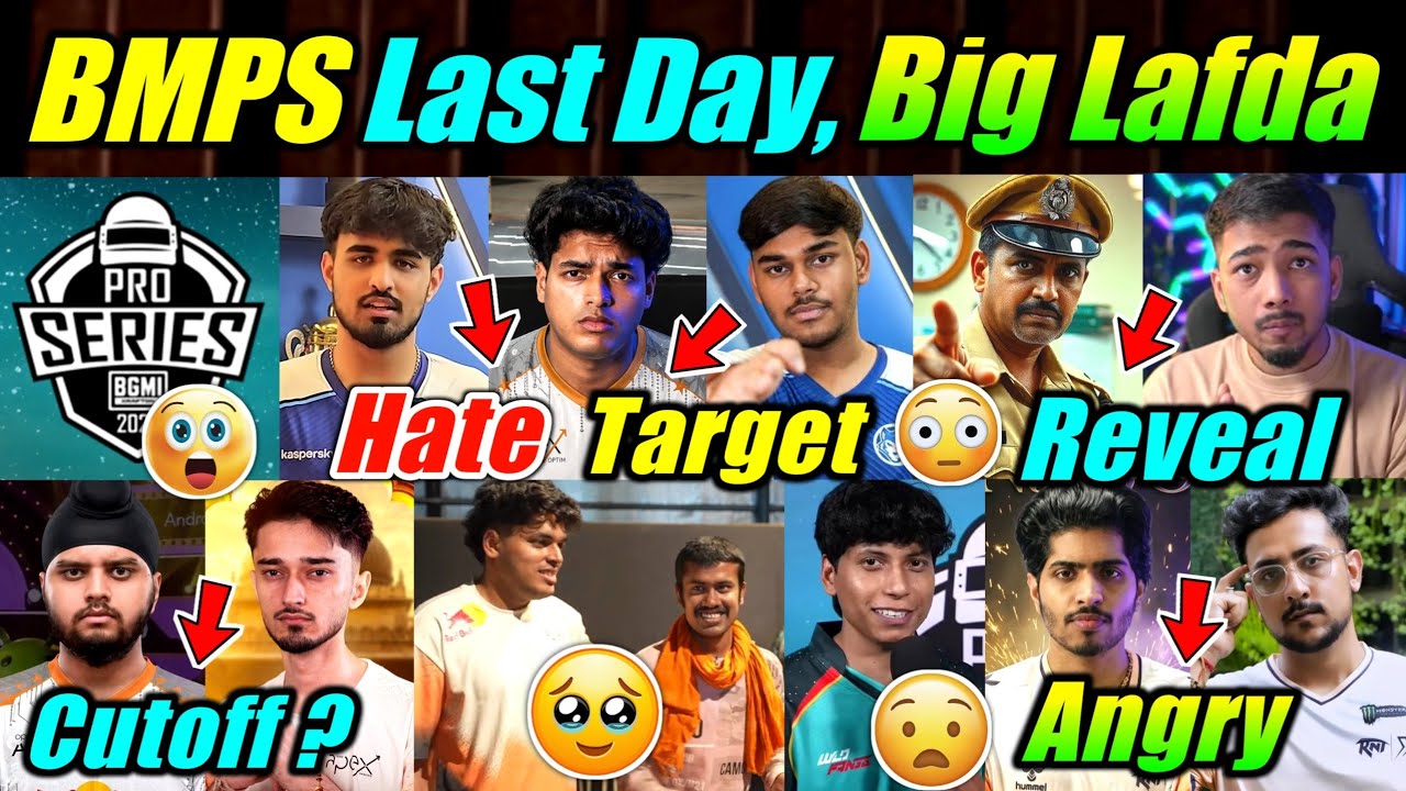 BMPS Semi Last Day, Cutoff ? 😮 Target TAG 😳 Roman Hate ! Jonny, Scout, Rntx, Jelly, News, Matter