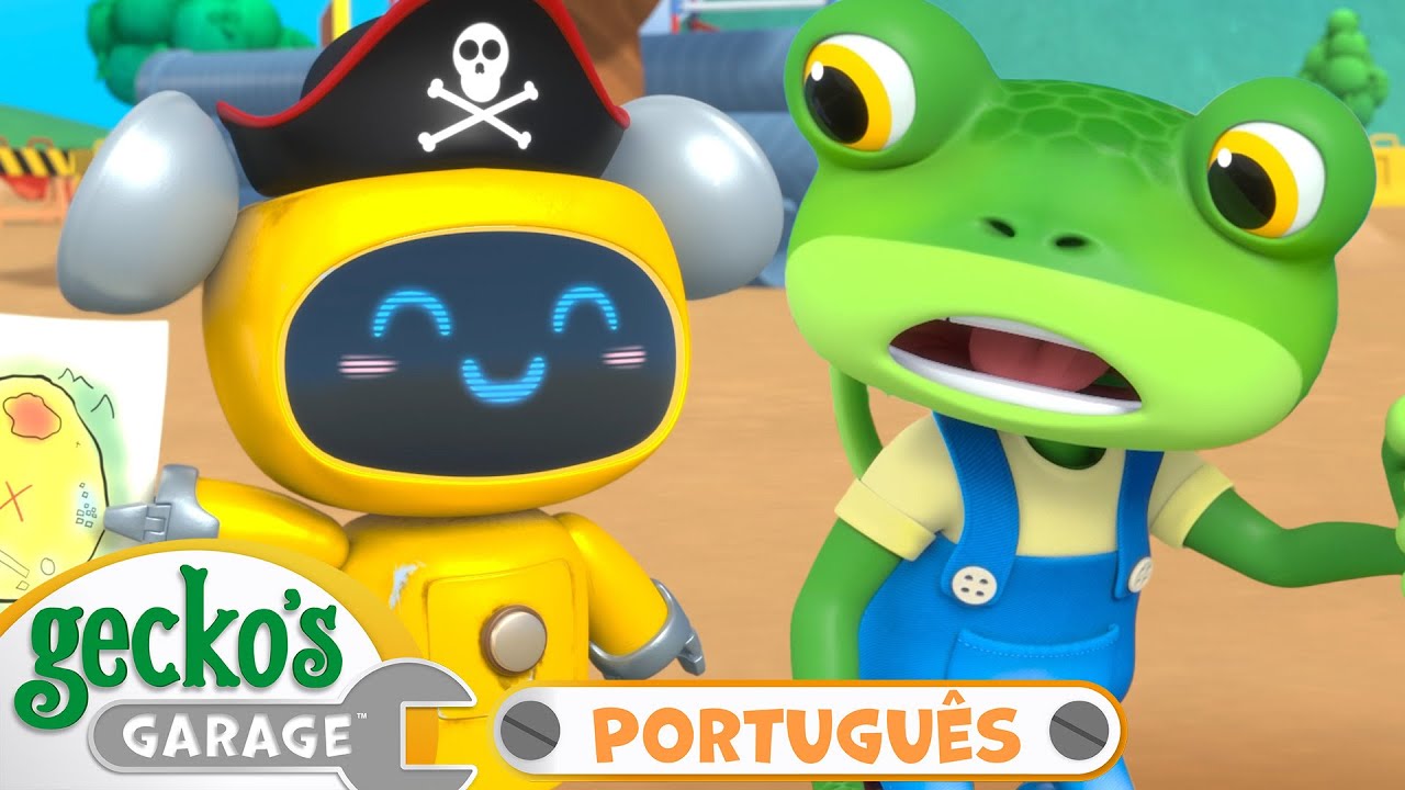 Mistério dos Mecânicos Piratas | 2 HORAS DE GECKO'S GARAGE EM PORTUGUES | Desenhos Animados Infantis