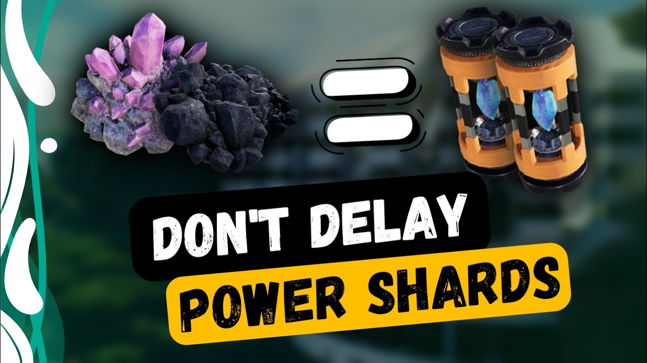 The BEST Way To Automate Power Shards in Satisfactory