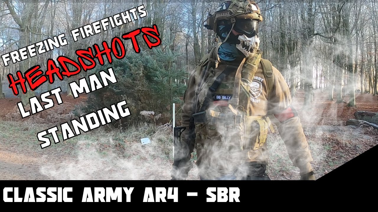 25+ kills in FREEZING FIREFIGHTS // Classic Army AR4-SBR // at Combat Airsoft Thetford