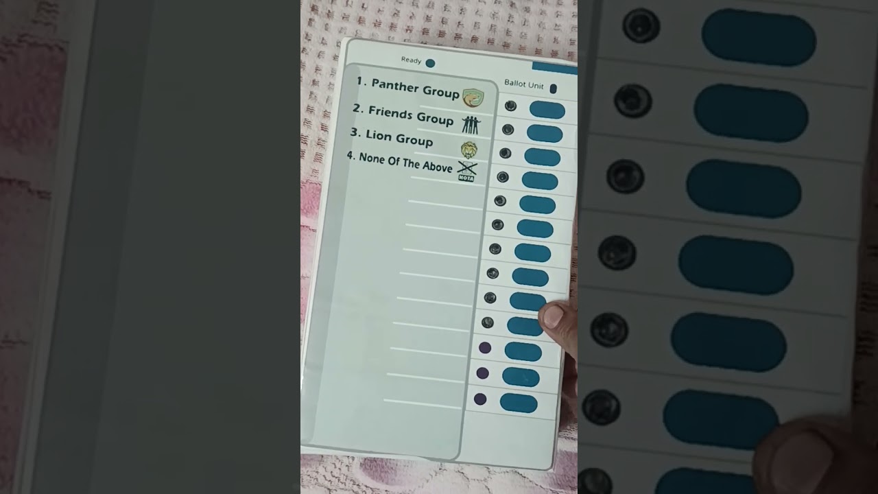 EVM machine working model for school project for full video of making process complete 10k likes