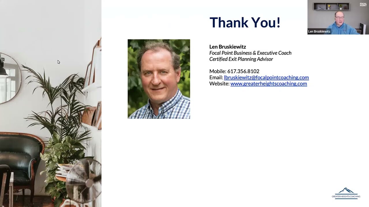 NEBA Spotlight!  Are you trying to sell your business?  Len Bruskiewitz can help!