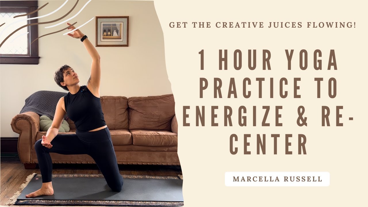 yoga flow for creativity | 1 hour to energize and re-center