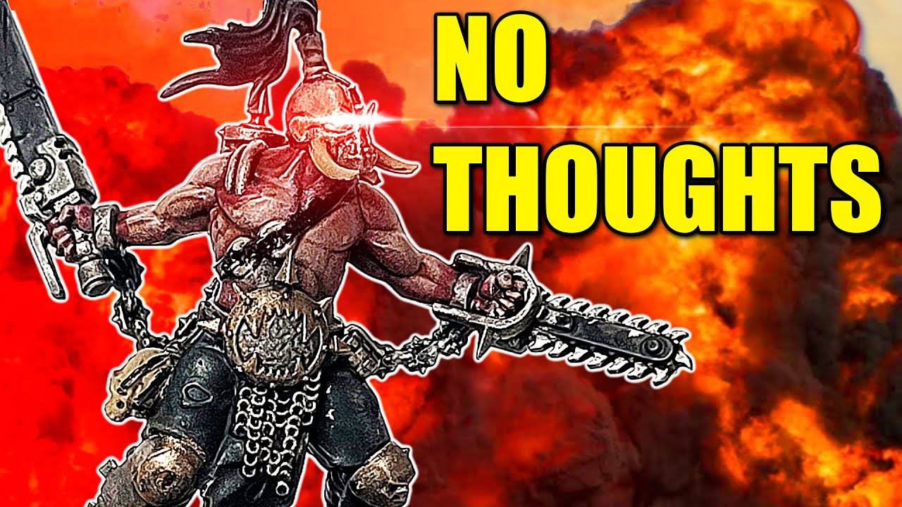 Painting Khorne Jakhals using as few brain cells as possible
