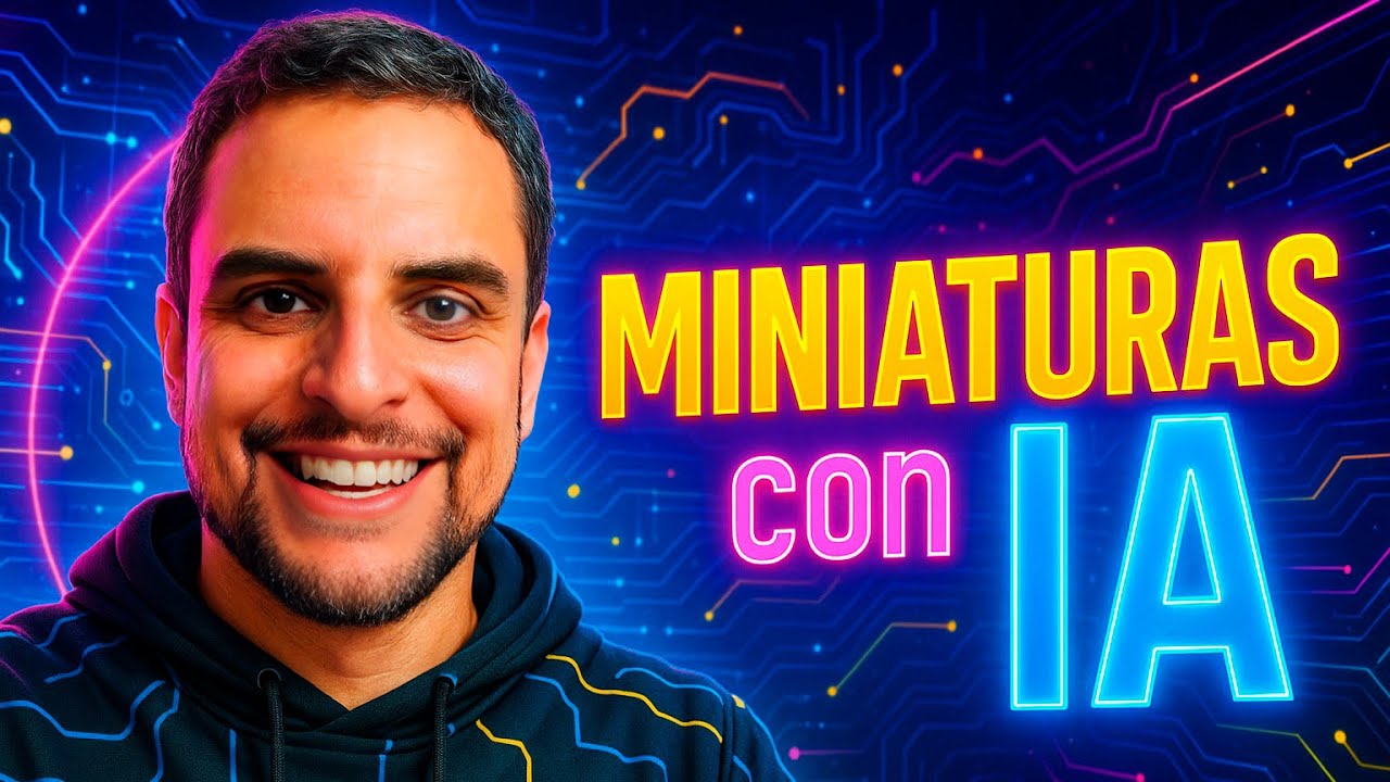 ¿Cómo hacer MINIATURAS para YOUTUBE con IA GRATIS? (2025)