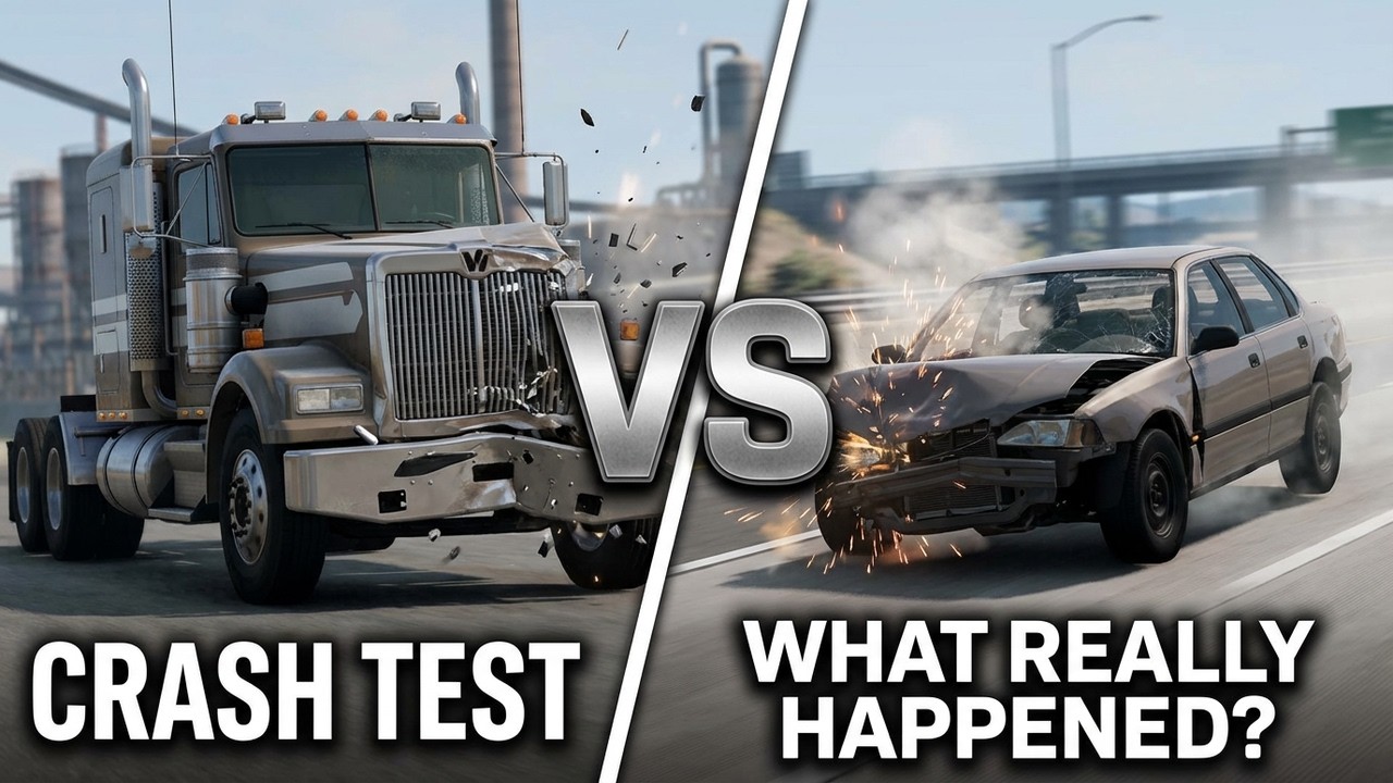 TRUCK VS CAR Crashes #1 | What Really Happened? | BeamNG.drive