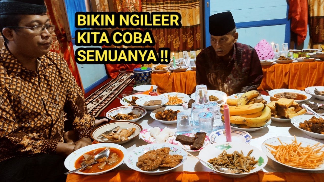 MENCICIPI HIDANGAN PESTA / BARALEK ADAT MINANG DI KAMPUNG