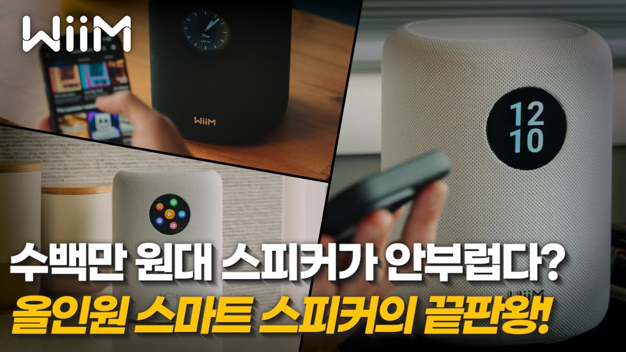 수백만 원대 스피커가 안부럽다? 올인원 스마트 스피커의 끝판왕! WiiM Sound