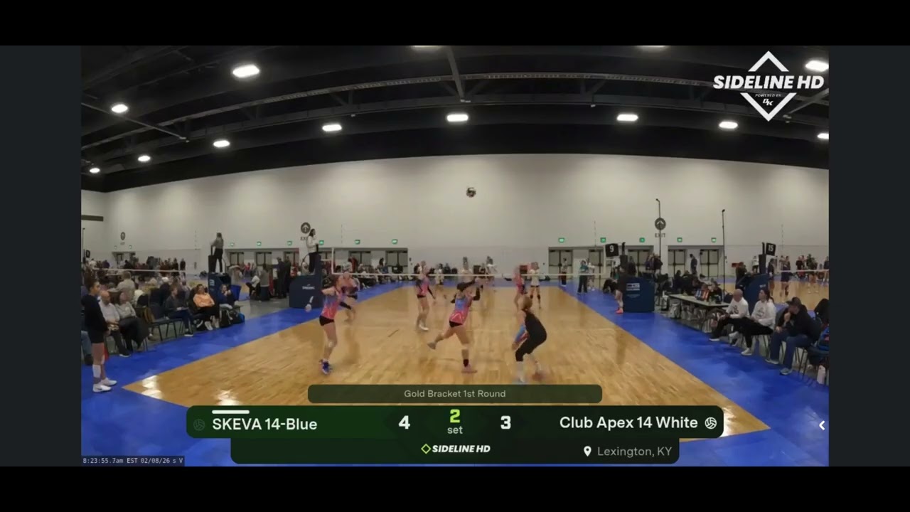 2030 Mercy #34-Setter-SKEVA 14 Blue vs. Club Apex 14 White-02/08/2026
