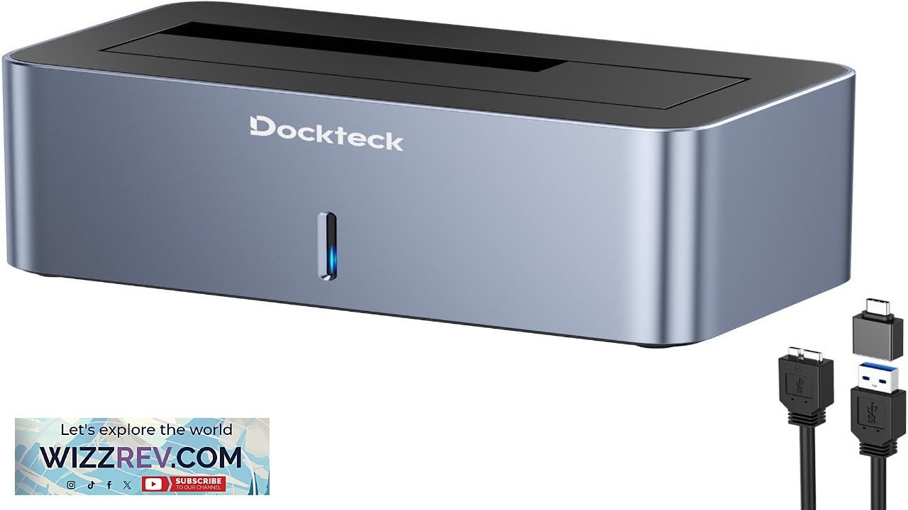 USB 3.0 to SATA External Hard Drive Docking Station dockteck 2.5 3.5 Inch