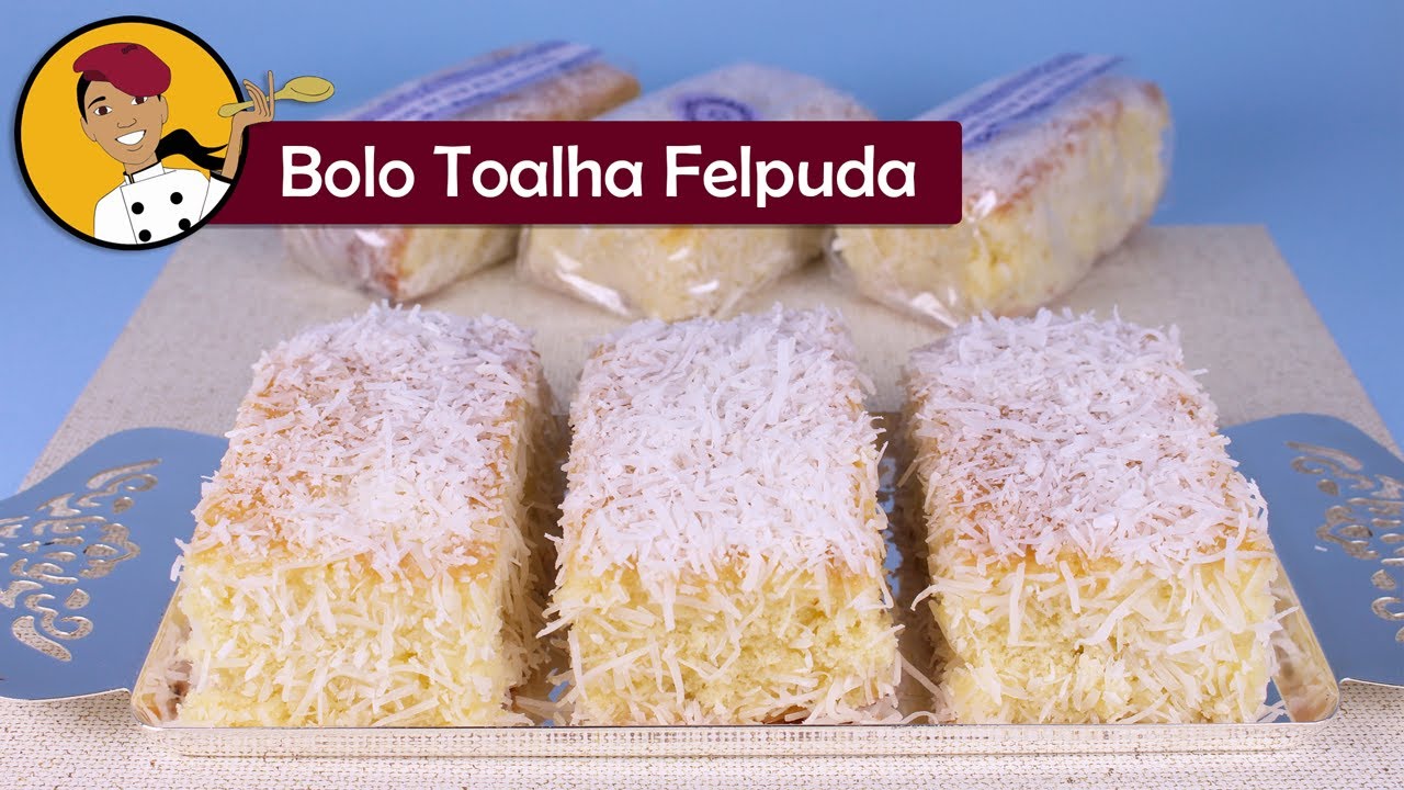 Bolo Toalha Felpuda - Chef Silvia Nicolau