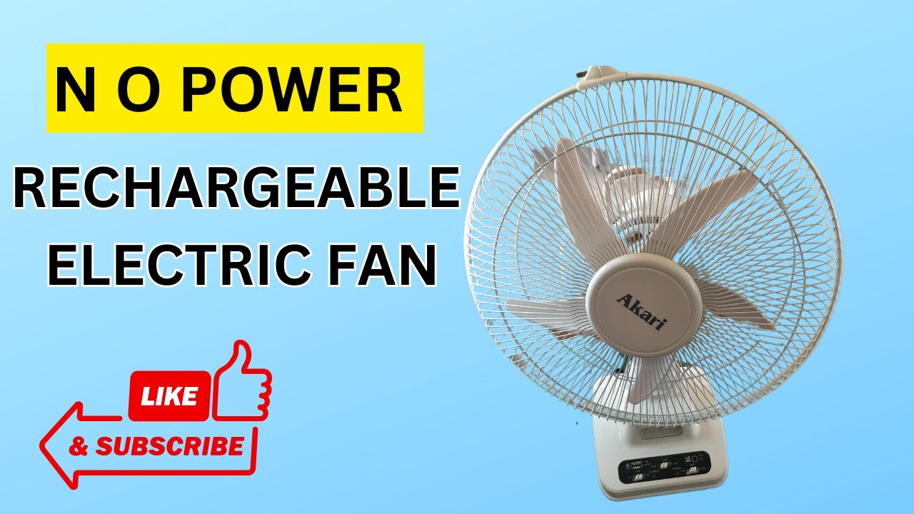 RECHARGEABLE ELECTRIC FAN REPAIR