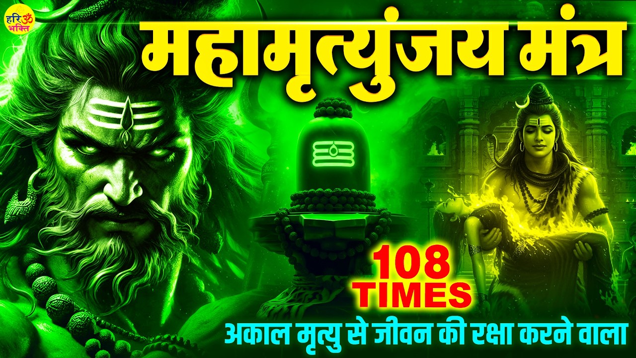 महामृत्युंजय मंत्र 108 बार ~ महामृत्युंजय मंत्र सुनने मात्र से अकाल मृत्यु व गंभीर रोग निकट नही आते