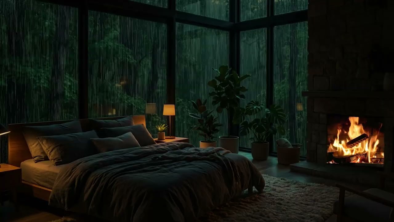 🔥🔥🔥🔥Rahatlatıcı Ateş Sesleri - En İyi Çatırdayan Şömine Sesi (3) SAAT) Şömine (Fireplace 4K)