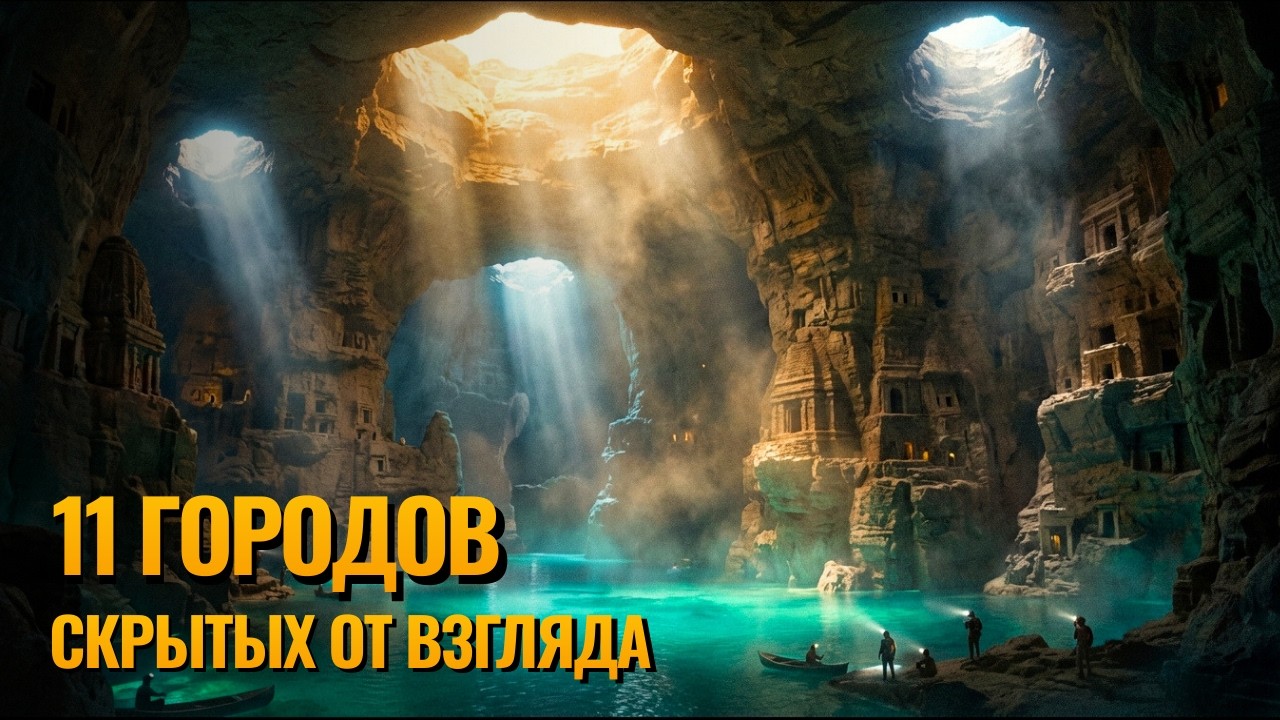 МИР БЕЗ СОЛНЦА! 11 Жутких Подземных Городов, Заброшенных По Неизвестной Причине