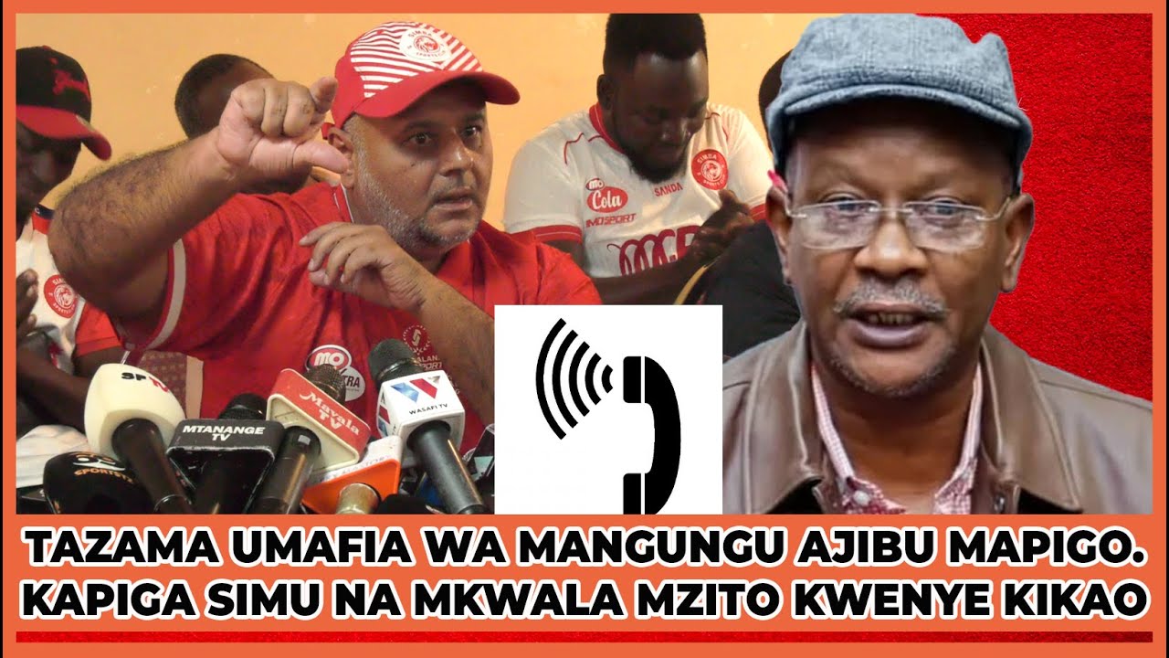  MANGUNGU SI AKAPIGA SIMU KWENYE KIKAO?NA UJUMBE WA VITISHO KWA DOKTA MO.WAKAKOMAA NAE BHANA