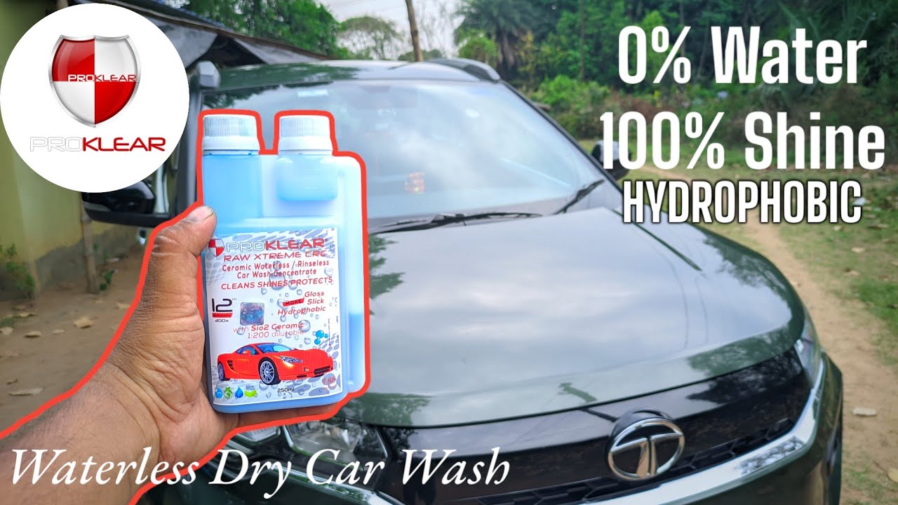 PROKLEAR Waterless Dry Car wash | Proklear RAW Xtreme CX | Wash car without water
