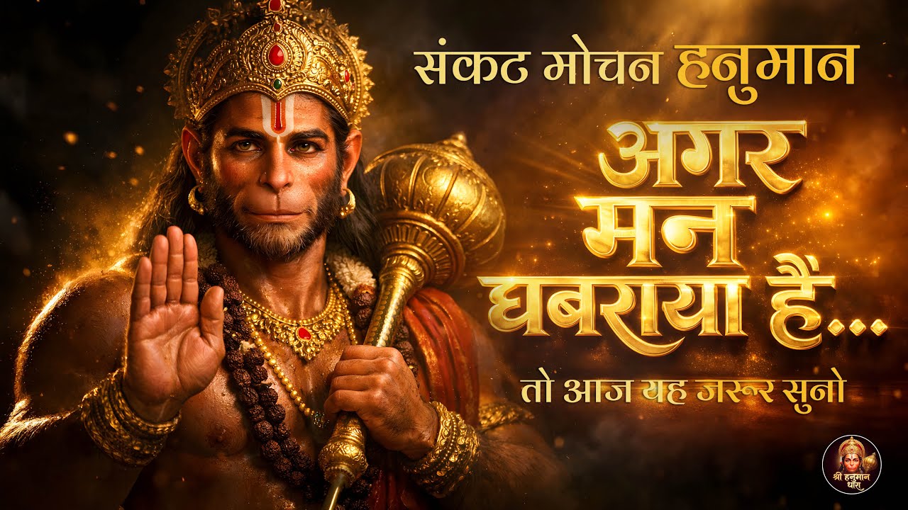 अगर मन घबराया है… तो आज यह जरूर सुनो  संकट मोचन हनुमान | #shrihanumandhara