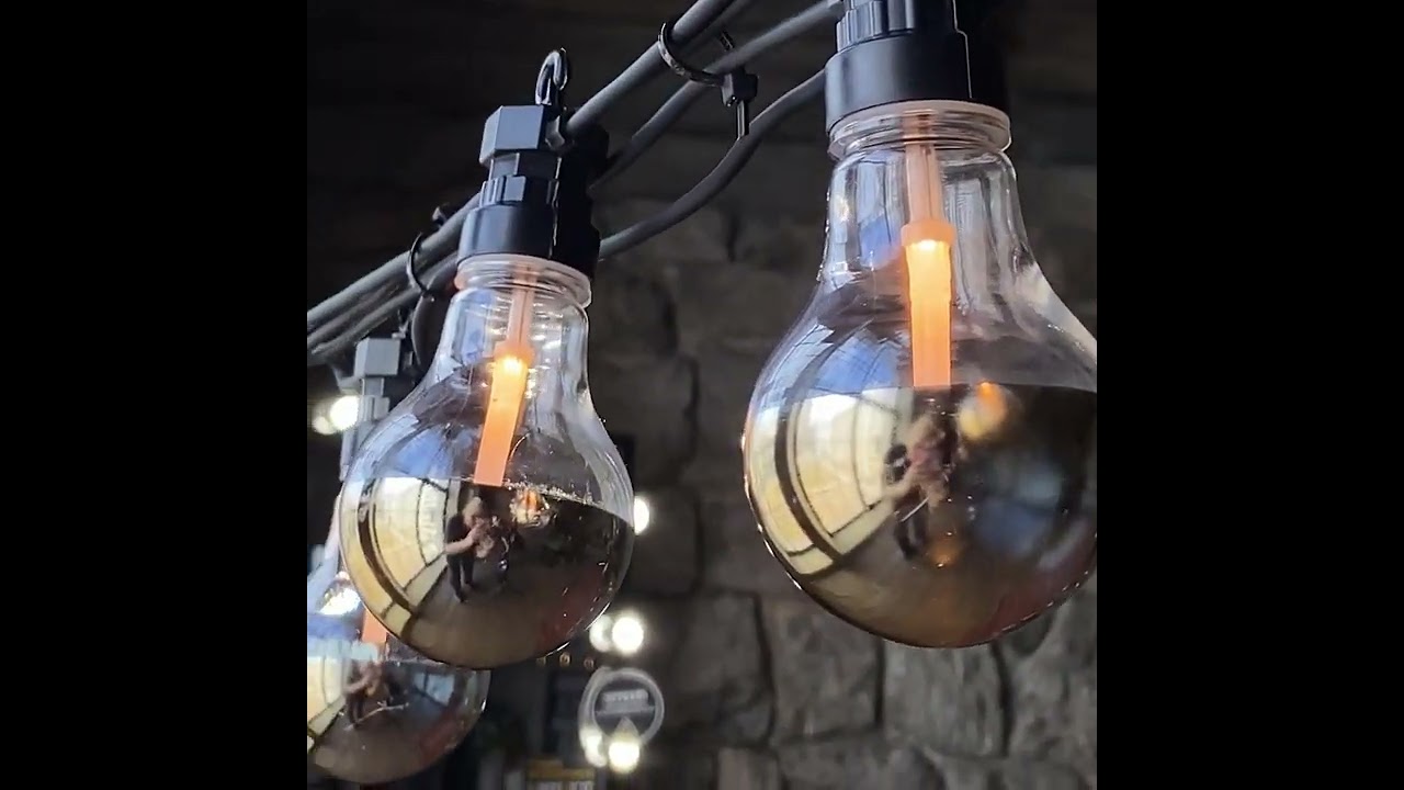 Ретро гирлянда Золото Эдисона, 20 ламп, экстра теплые белые LED, 9.5 м, ID56414, Kaemingk