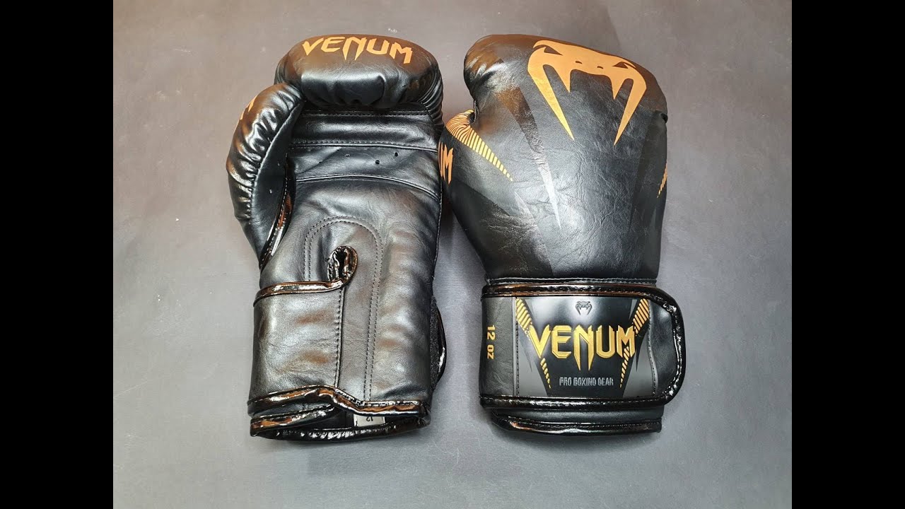 VENUM IMPACT BOXING GLOVES - GOLD/BLACK 12 oz- Обзор боксерских перчаток VENUM IMPACT