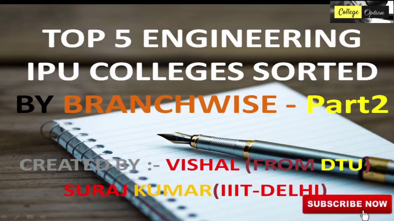 Top 5 IPU Colleges Branchwise - Part 2 in Hindi - Seats | Fees | Average Package