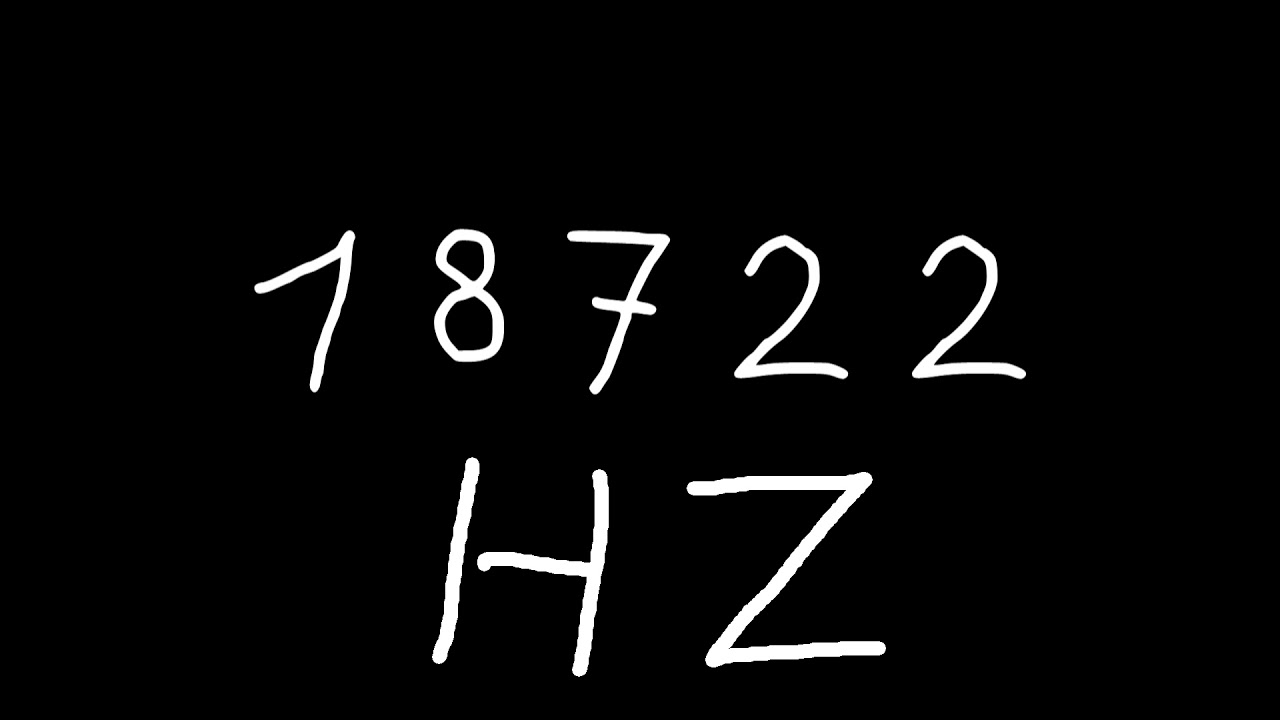18722 hz