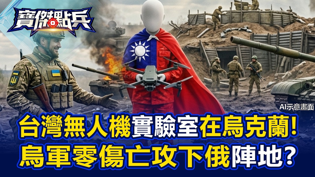 台灣無人機實驗室在烏克蘭！烏軍「魔鬼終結者部隊」零傷亡&hellip;攻下俄陣地！？ - 張禹宣 姚惠珍 吳崑玉 吳子嘉 劉寶傑《寶傑點兵》20260415-1