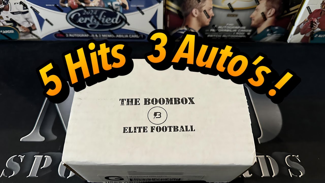 Huge Hit Rate ! Boombox Football Elite Box April 2025