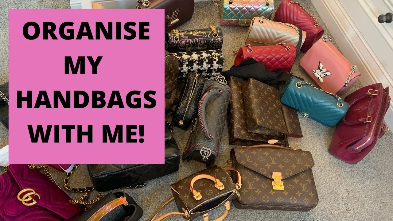 HOW I STORE MY HANDBAGS, ORGANISE MY HANDBAG CLOSET WITH ME! tips for storage and looking after bags