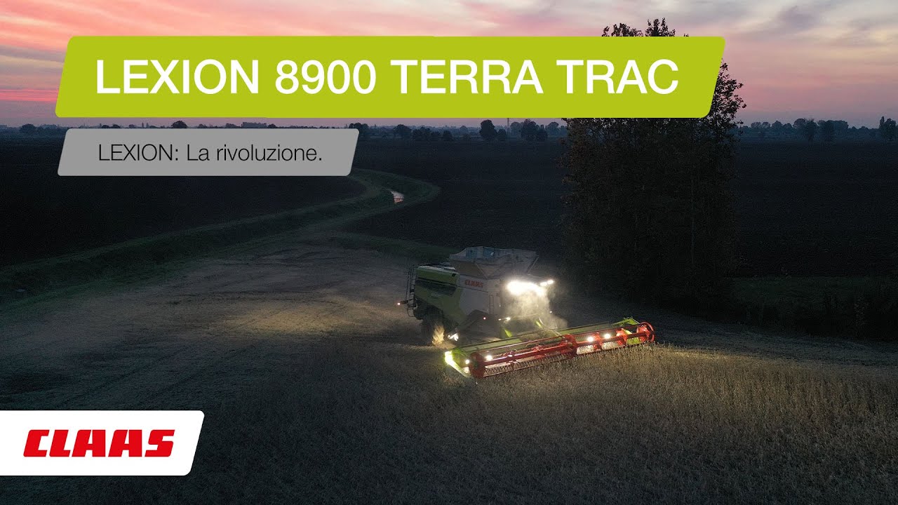 CLAAS In Campo 2020 - LEXION 8900 TT su soia