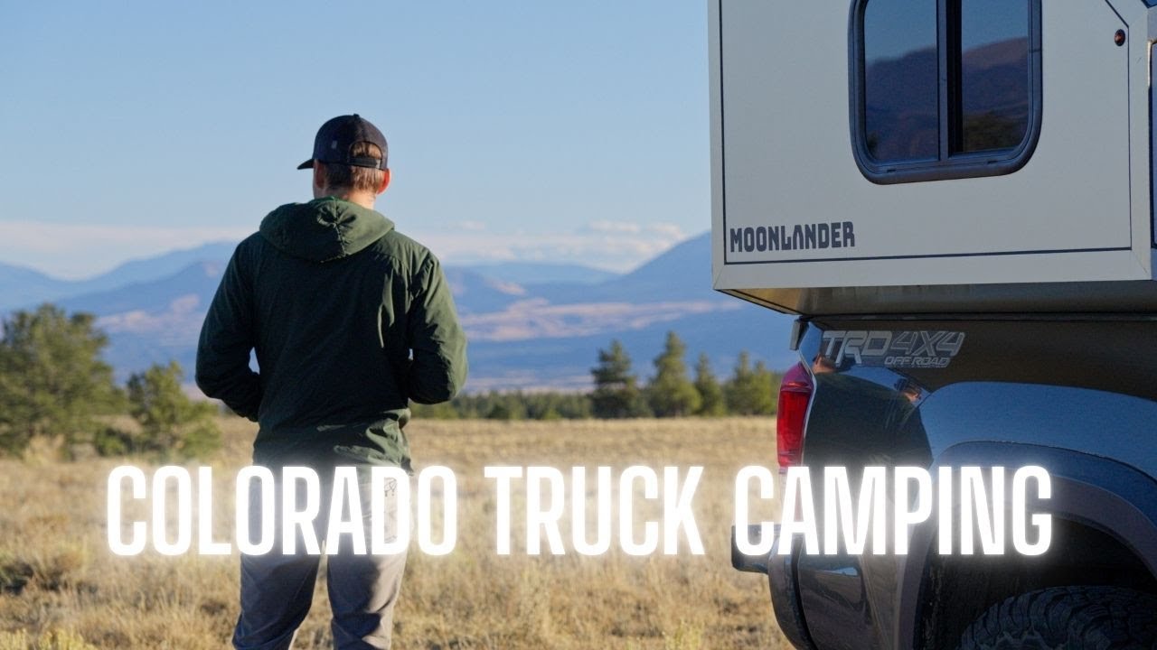 Fall Truck Camping in Colorado with my Dog