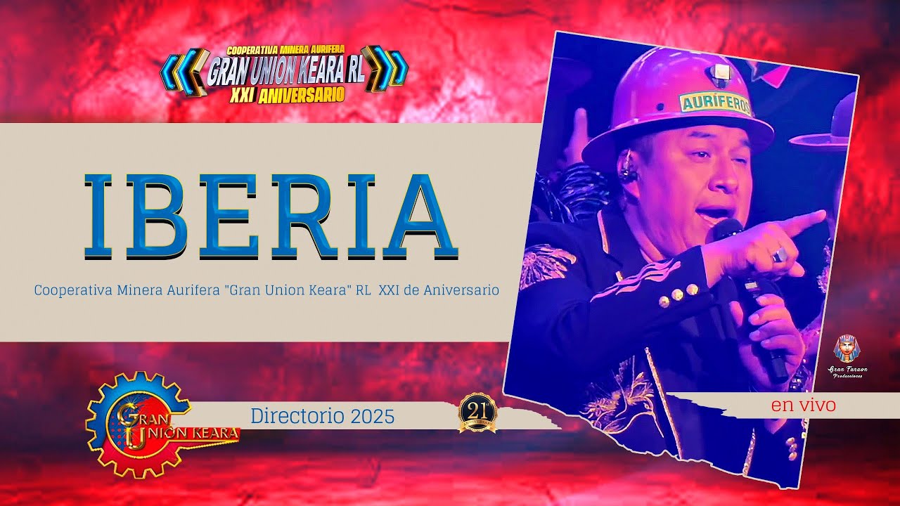 IBERIA en escenario - Cooperativa Minera Aur&iacute;fera 