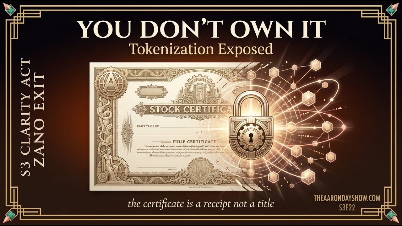 S3E22: You Don't Own Your Stocks. The Tokenization Trap Is Here.