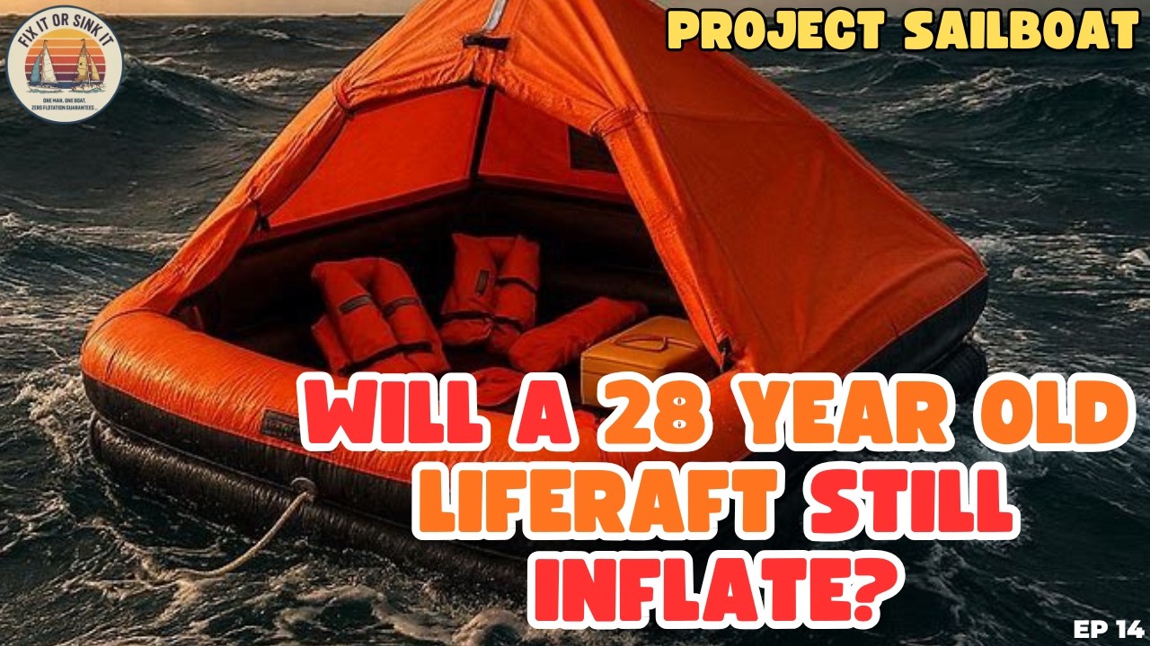 Will an old life raft inflate? Project stalls from a week of illness - Ep. 14
