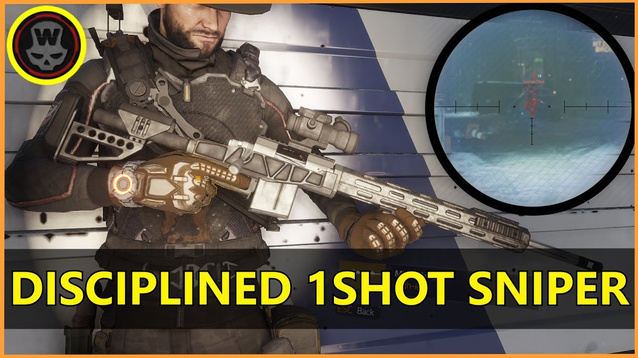 The Disciplined One Shot Sniper Build 1.6 + gameplay (The Division)