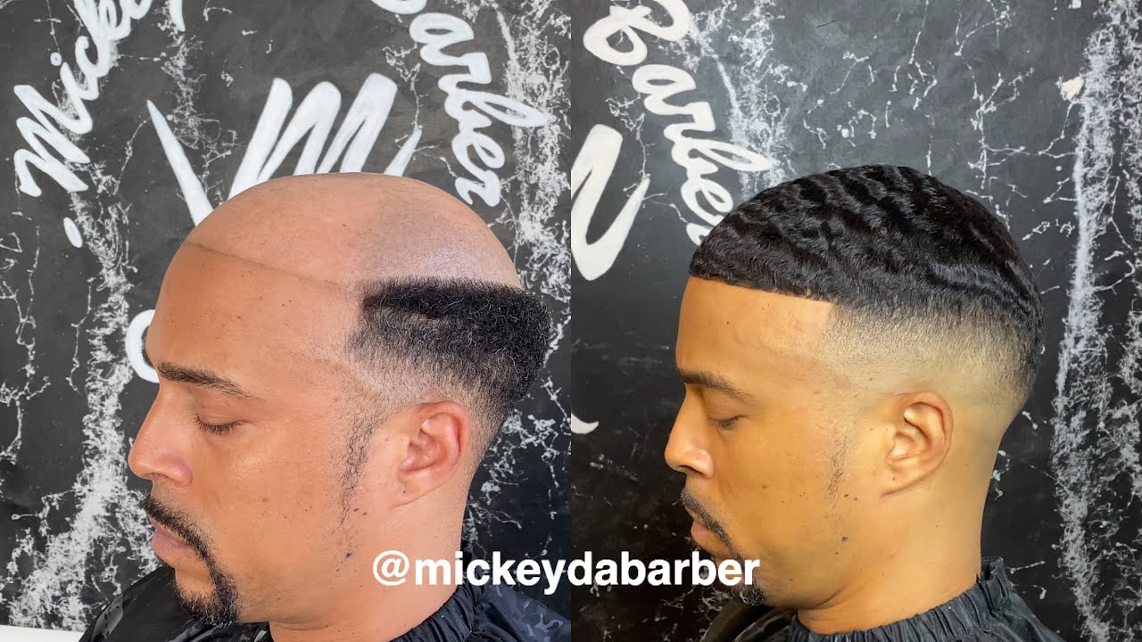 Hair unit transformation by Mickeydabarber