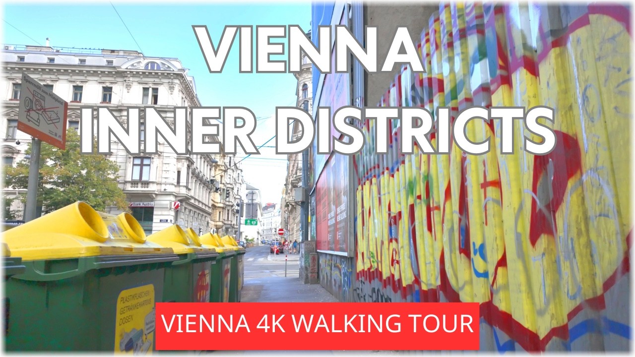 From Votivkirche to Karlskirche - Vienna Cross District Walk in 4K | 71min