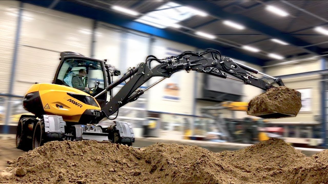 Mecalac 9MWR demonstratie @Ahlmann NL