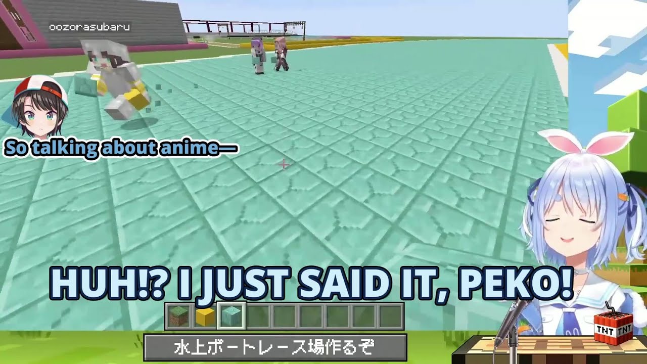 Girls' talk, Towa and Subaru fighting for Sora points