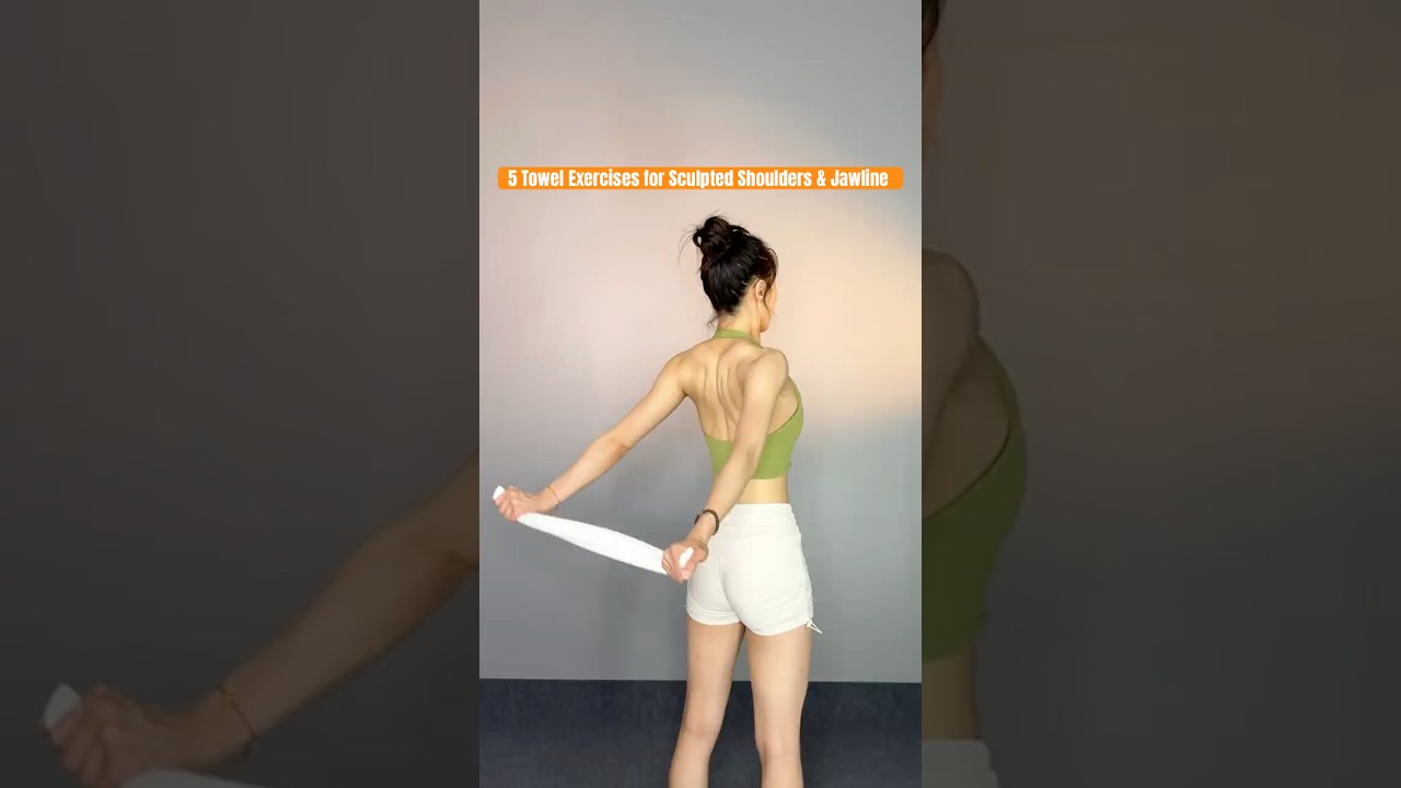 Saggy Face? Try These 5 Towel Exercises at Home to Sculpt Your Back, Shoulders & Jawline